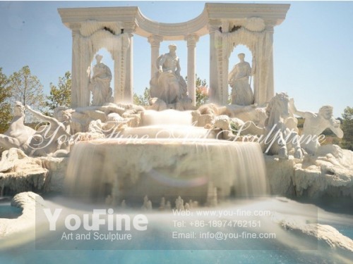 Marble Trevi Fountain Overseas Installation and Exquisite Customer Feedback