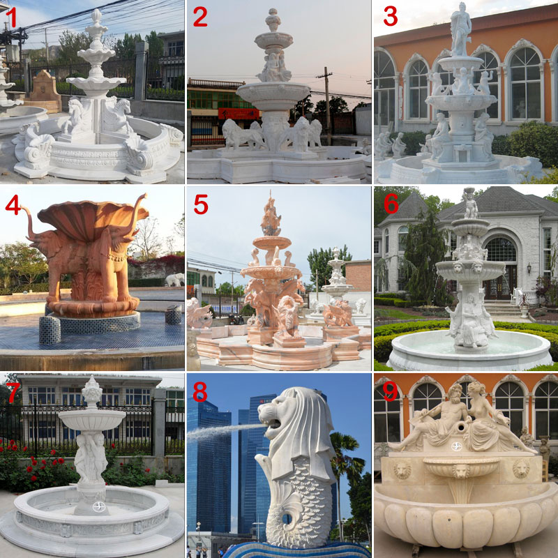 marble fountain for garden