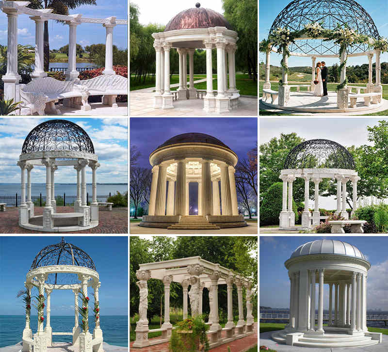 large marble gazebo