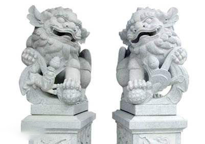 Money Stone Lion Sculpture