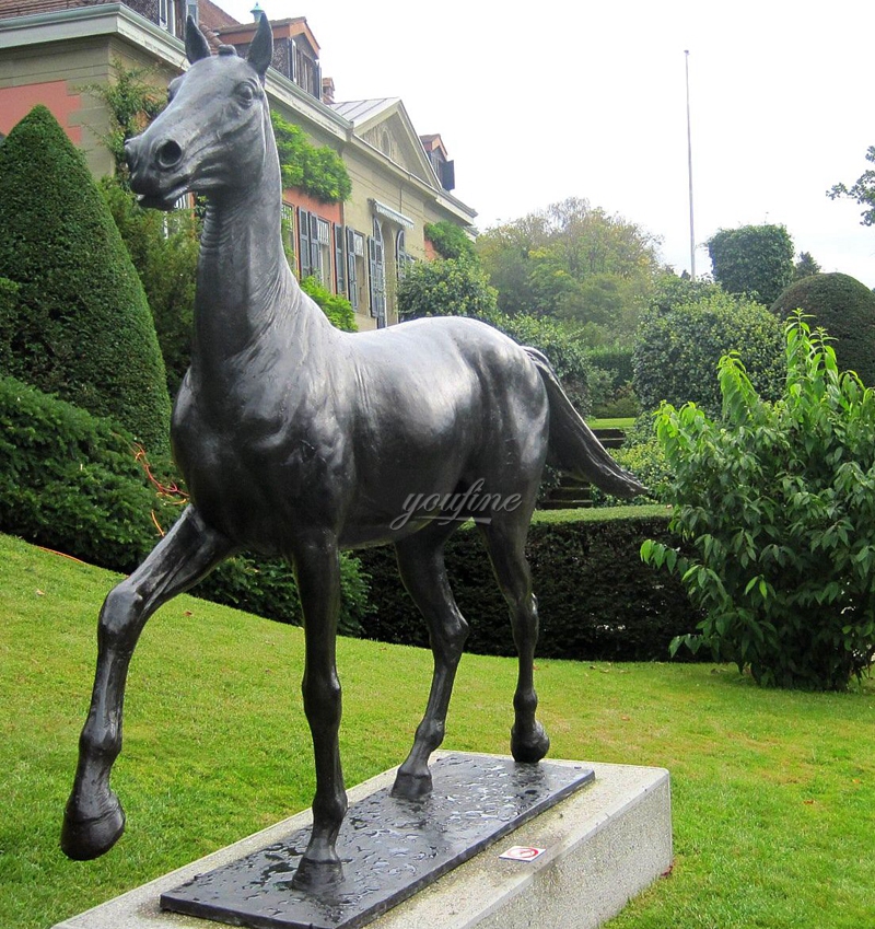 Bronze Jappeloup Horse Sculpture