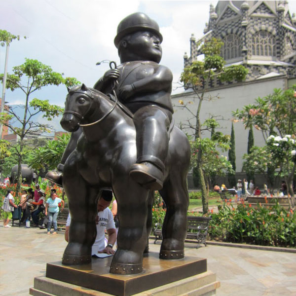 Famous Outdoor Bronze Fernando Botero Sculpture Bronze Horse Sculpture for Sale BOKK-216