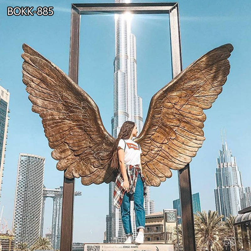 Bronze Wings of the City Jorge Marin Sculpture Replica BOKK-885