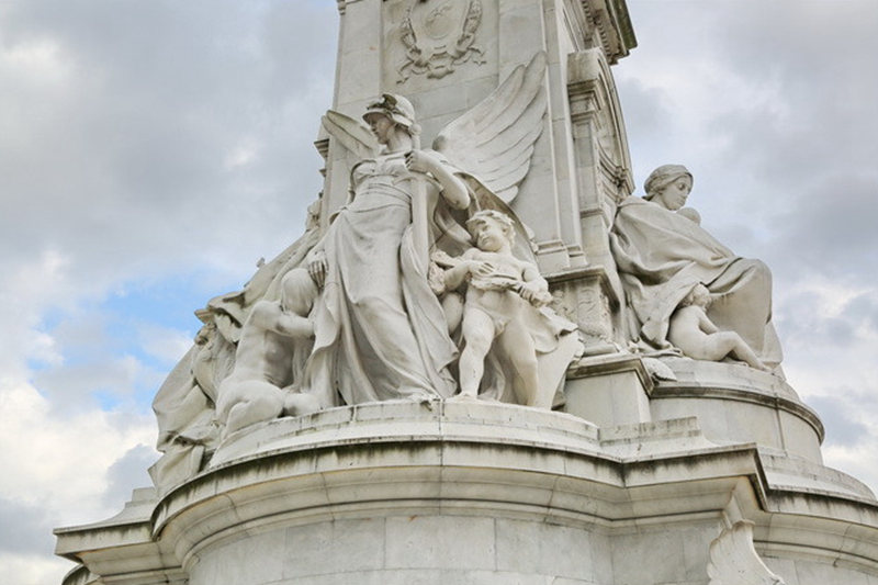 Angel of Justice with a sword MARBLE STATUE