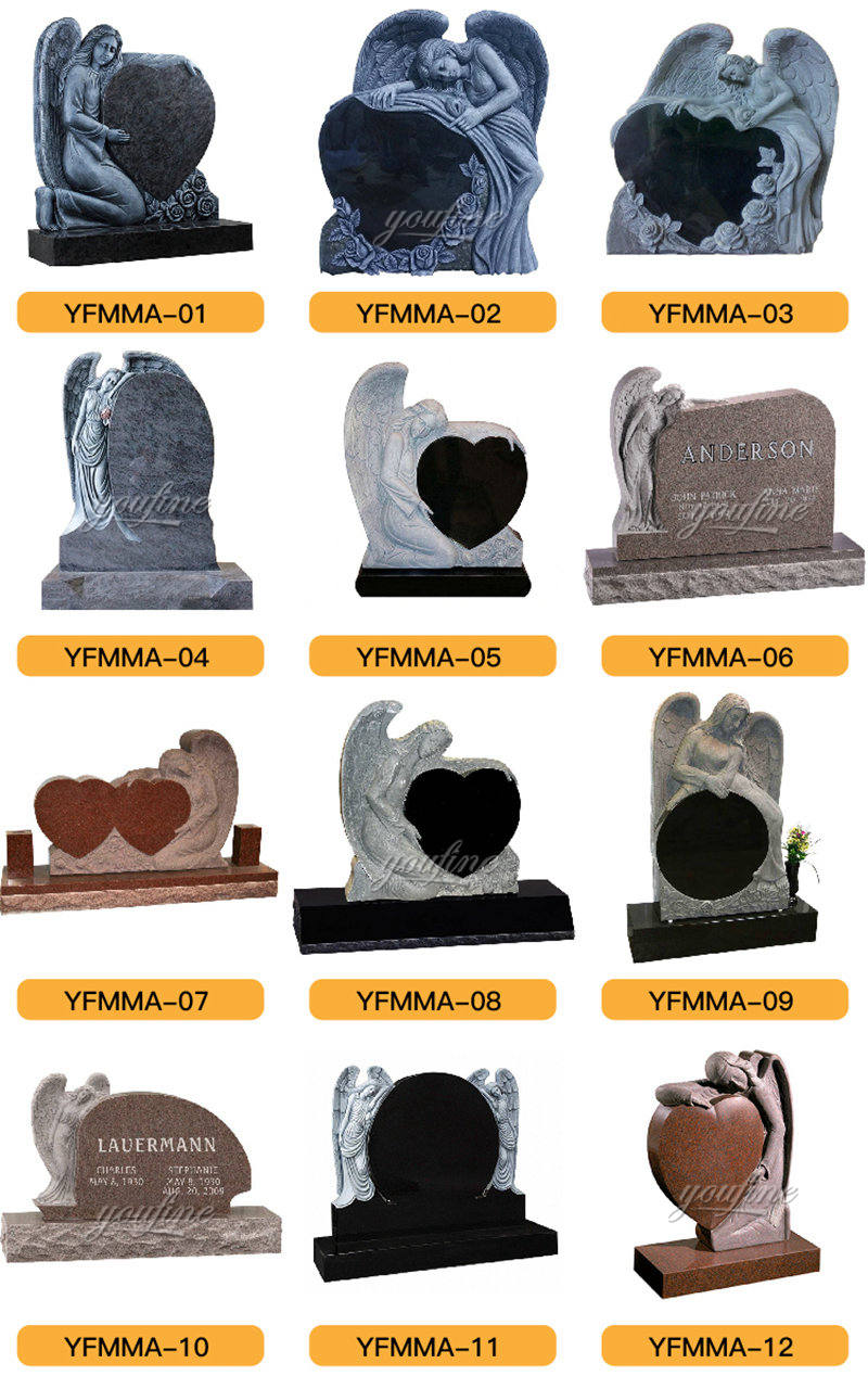 High Quality Marble Angel Tombstone