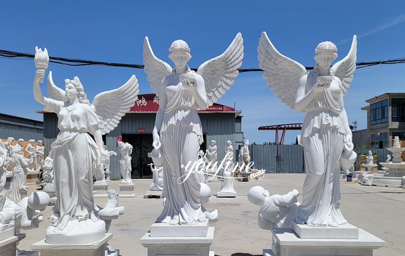 Marble angel statue-Factory Supplier