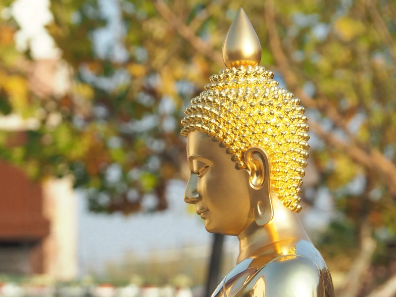 large gold buddha statue for sale-Factory Supplier