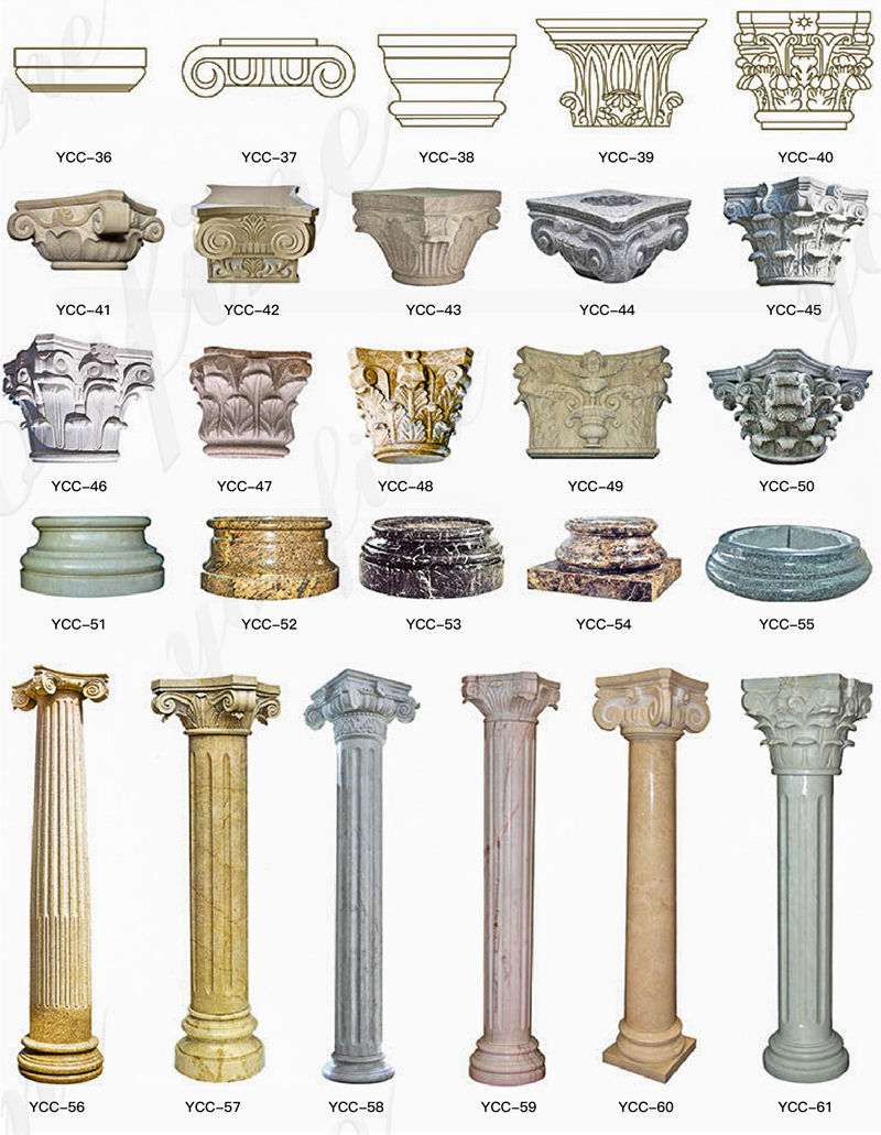 marble columns for sale -YouFine