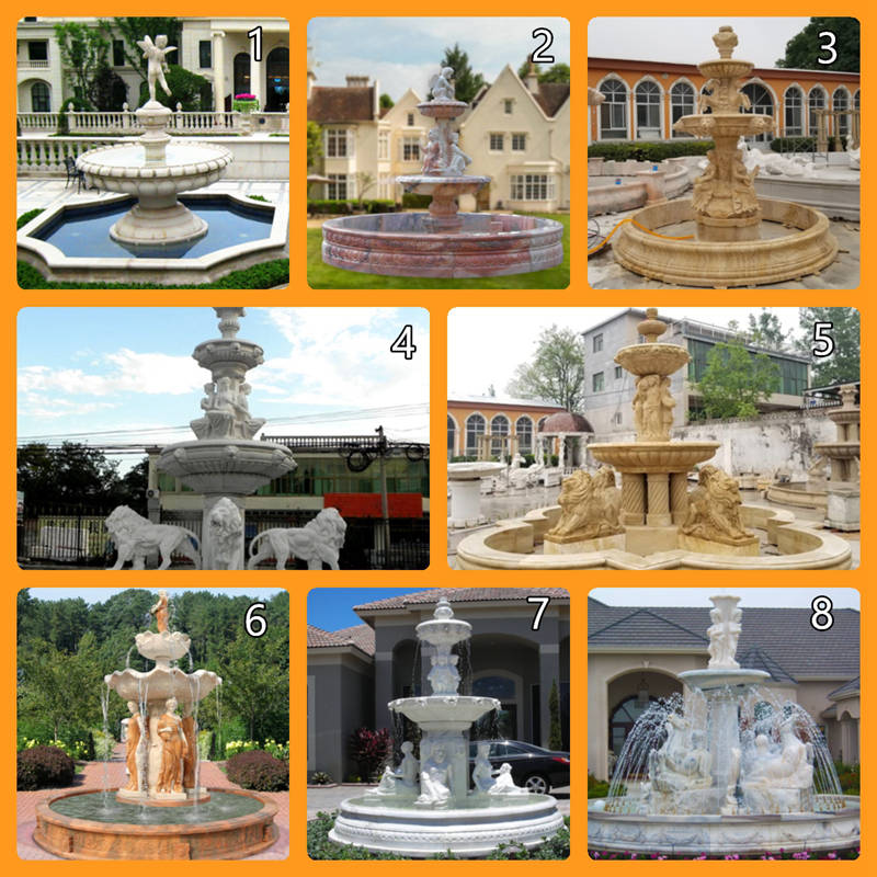 marble fountain outdoor - Factory Supplier
