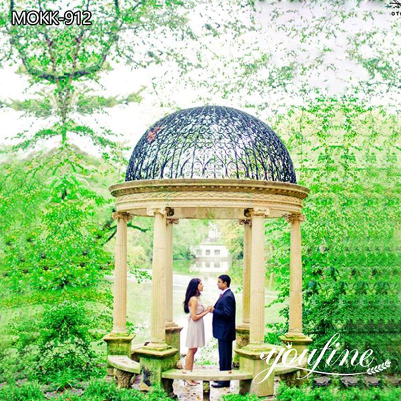 marble gazebo outdoor for wedding-Factory Supplier