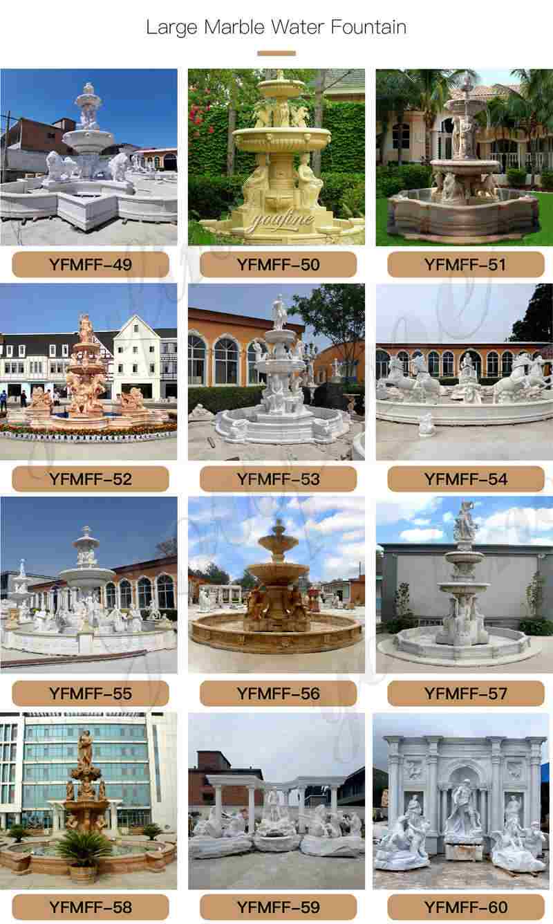 marble statue fountain -YouFine