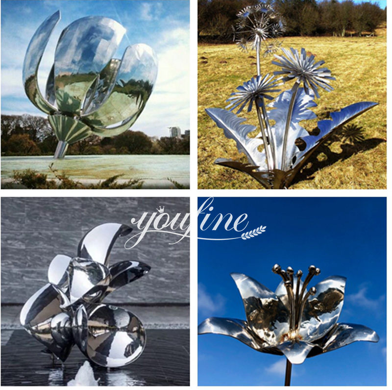 metal flower sculpture-Factory Supplier