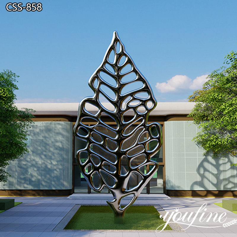 metal leaf sculpture -Factory Supplier