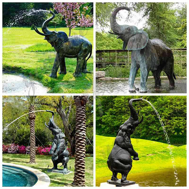 outdoor elephant fountain -Factory Supplier