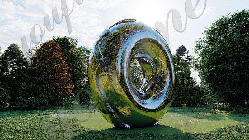 outdoor mirror sculpture-Factory Supplier