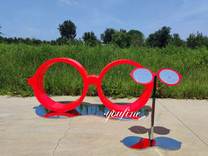 painted stainless steel sculpture-Factrory Supplier