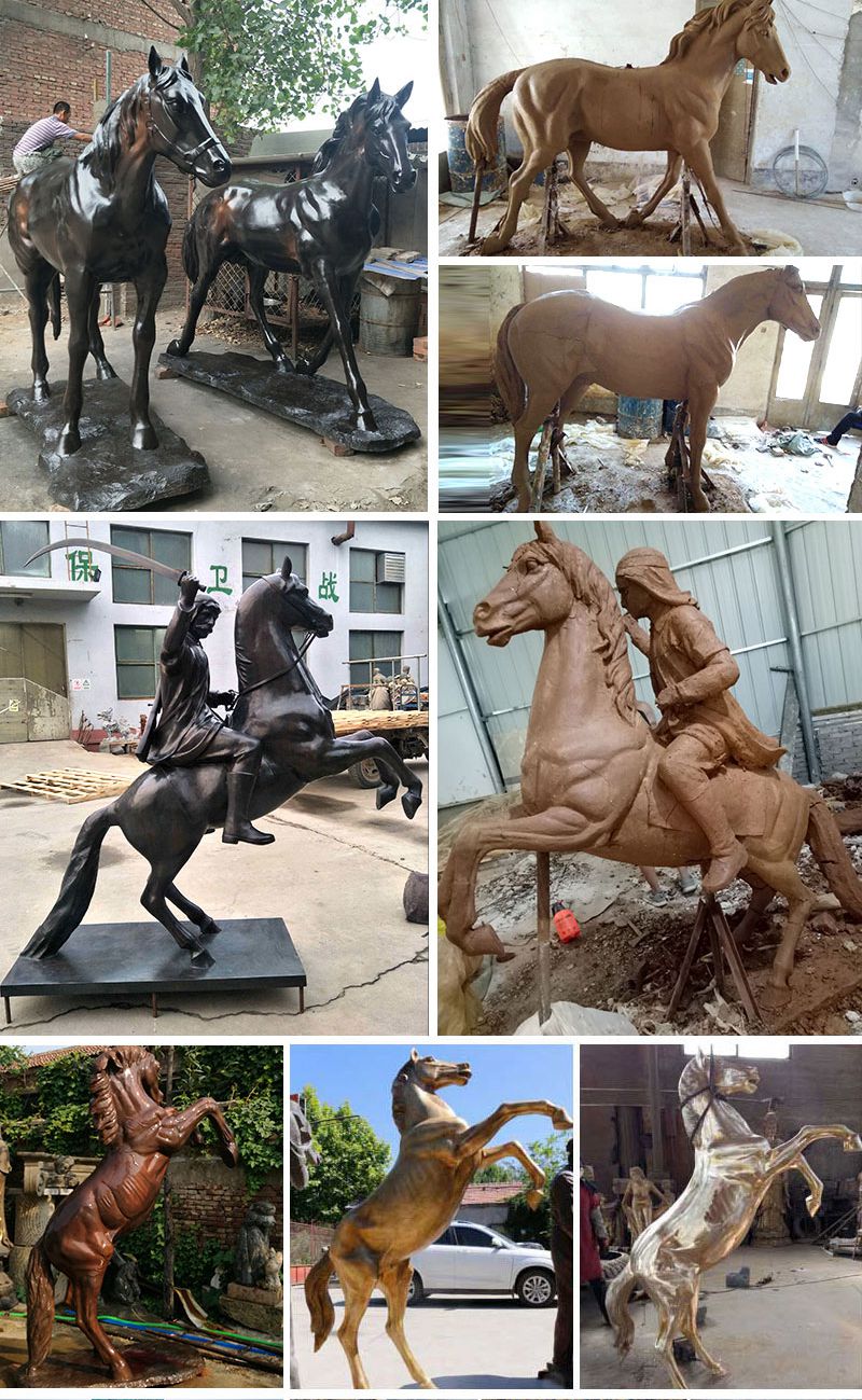 Bronze Horse Sculpture