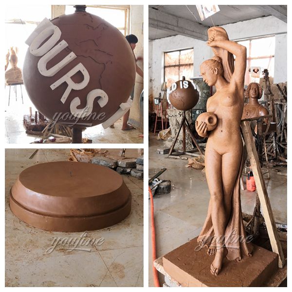  World is Your Bronze Sculpture 