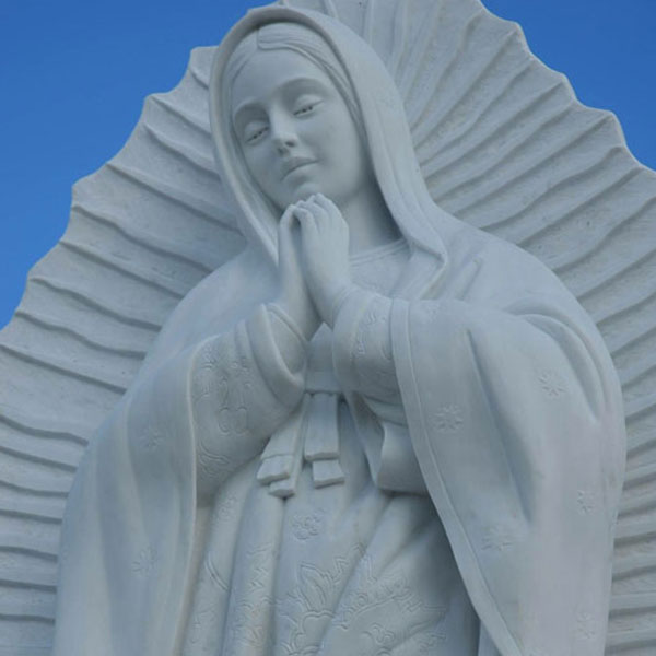 Marble Sculpture of the Virgin Mary of Guadalupe