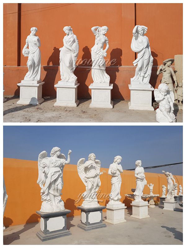 Beautiful Four Seasons Marble Sculptures