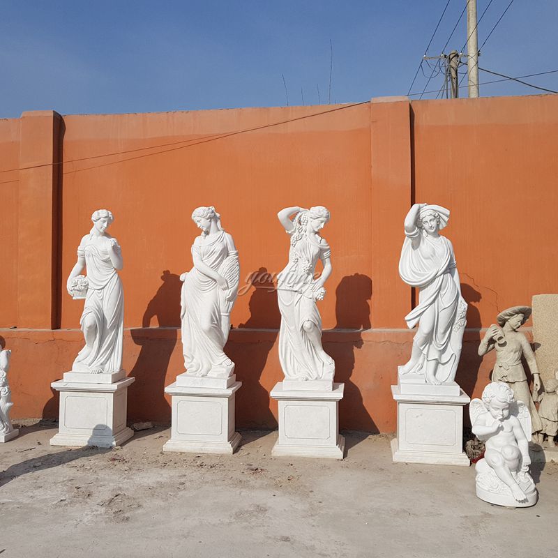 Beautiful Four Seasons Marble Sculptures