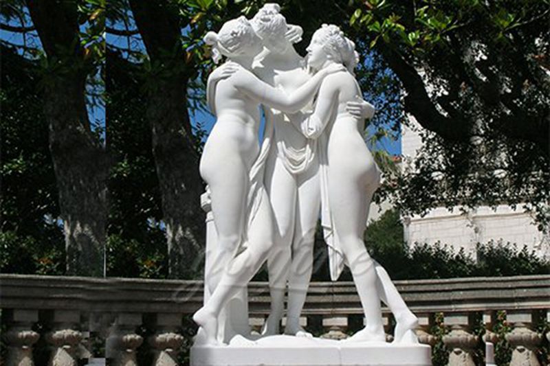 Famous Art Sculptures Life Size The Three Graces Statue for Sale