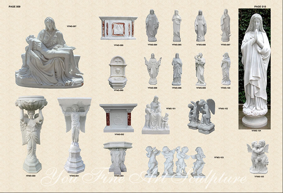 Outdoor Religious Marble Statues For Sale