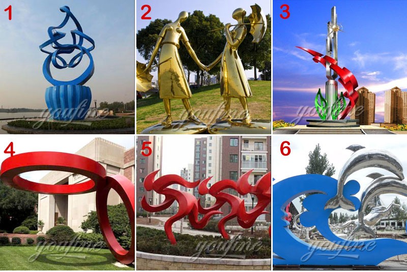 Professional marble sculpture, stainless steel sculpture, bronze sculpture factory