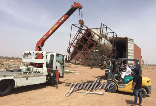 10 Containers arrived in Saudi Arab safely