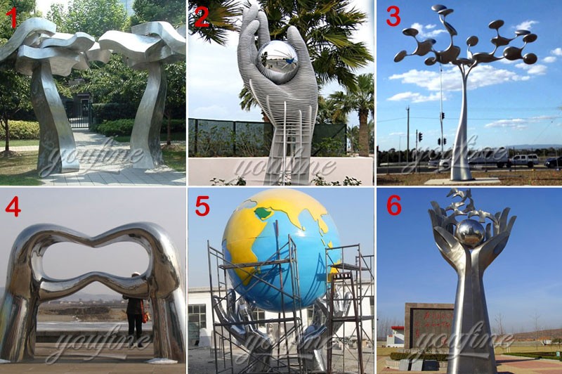 Professional marble sculpture, stainless steel sculpture, bronze sculpture factory