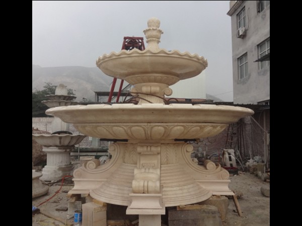 Outdoor Garden Marble Square Fountain