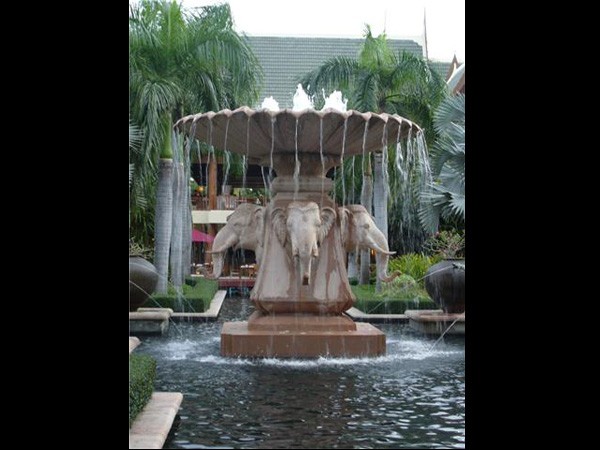 Marble  Carving Elephant Fountain