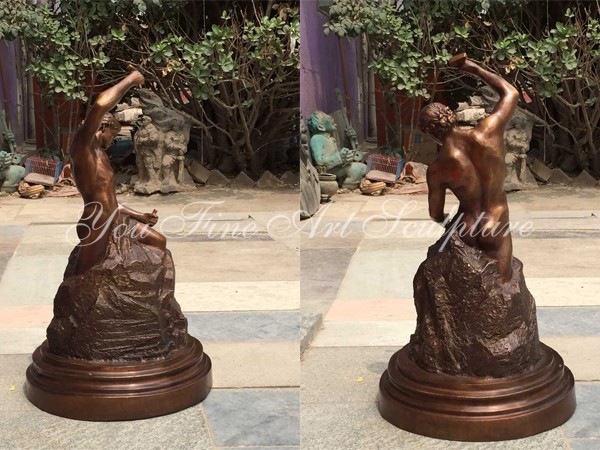 Famous Casting Bronze Sculpture of Self-Made Man