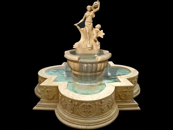 Estate Outdoor Garden Marble Water Fountain